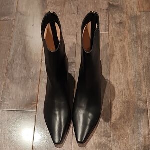 J. Crew Sleek Black Ankle Boots